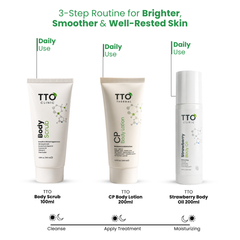 TTO Clinic Strawberry Moisturizing Body Oil Spray – 200 ml