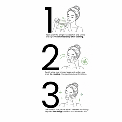 TTO Soft Hydrating Eyelid Cleansing Wipes – 12 Pack