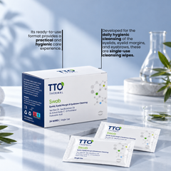 TTO Thermal Swab Eyelid & Eyelash Cleansing Wipes – 24 Pieces