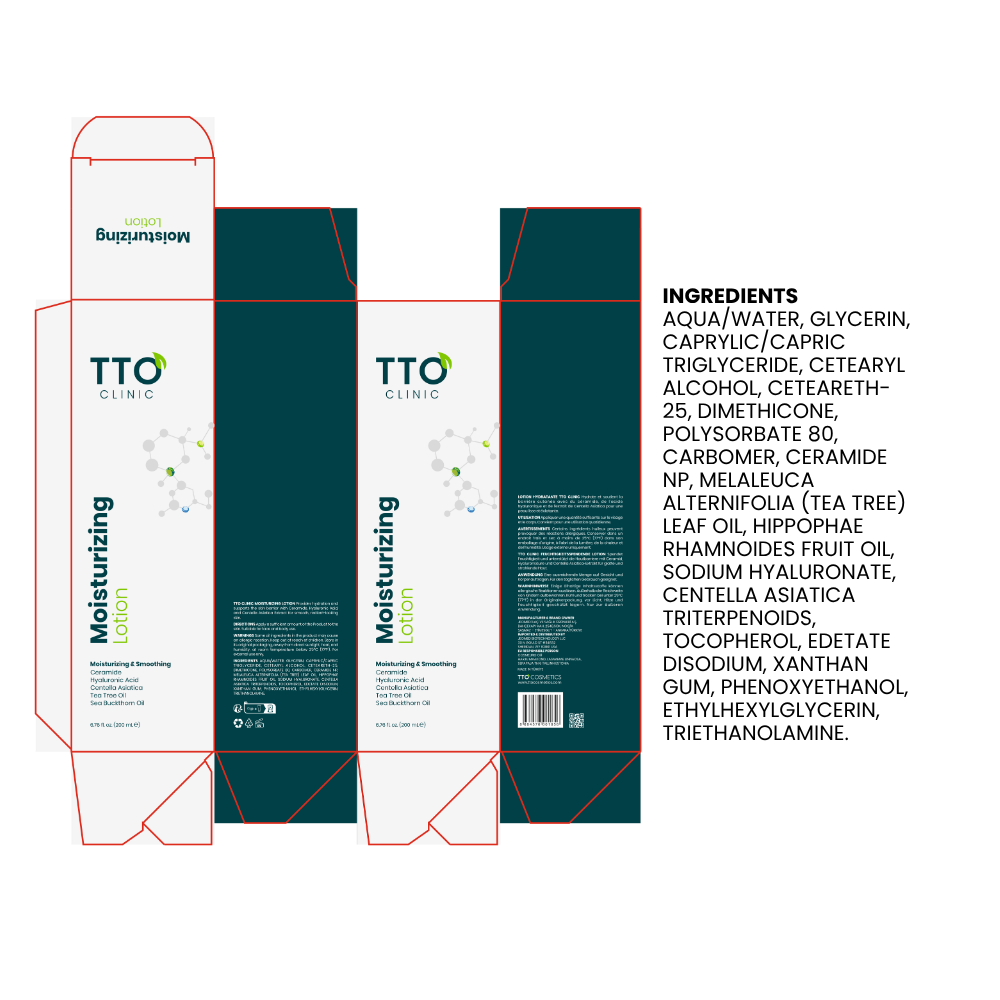 TTO Clinic Moisturizing Face & Body Lotion with Ceramide – 200 ml