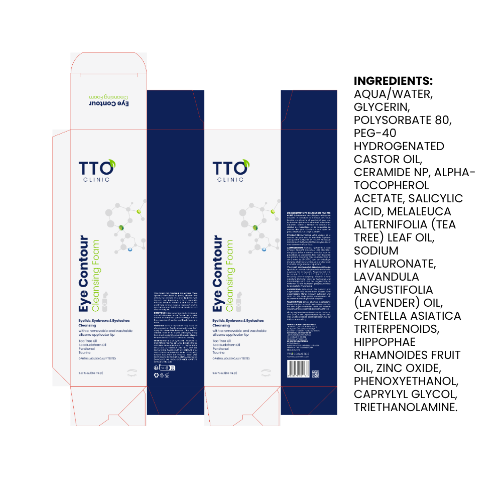 TTO Clinic Gentle Eye Contour Cleansing Foam – 150 ml