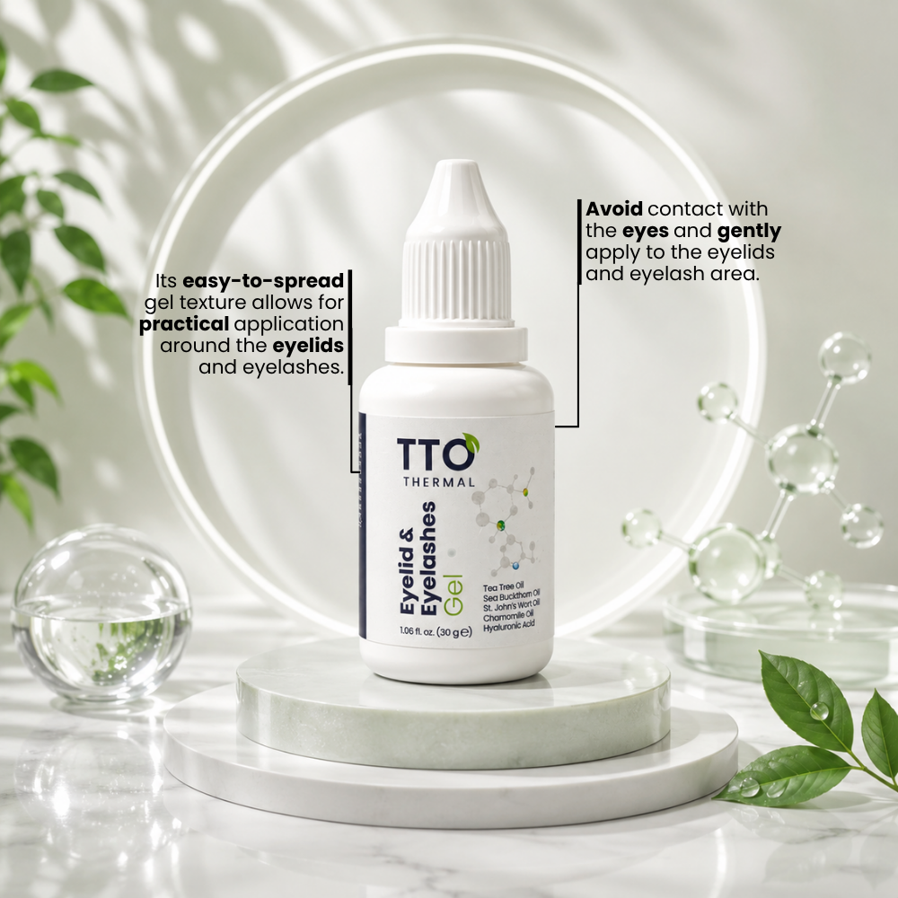 TTO Thermal Eyelid & Eyelash Hydrating Gel – 30 ml