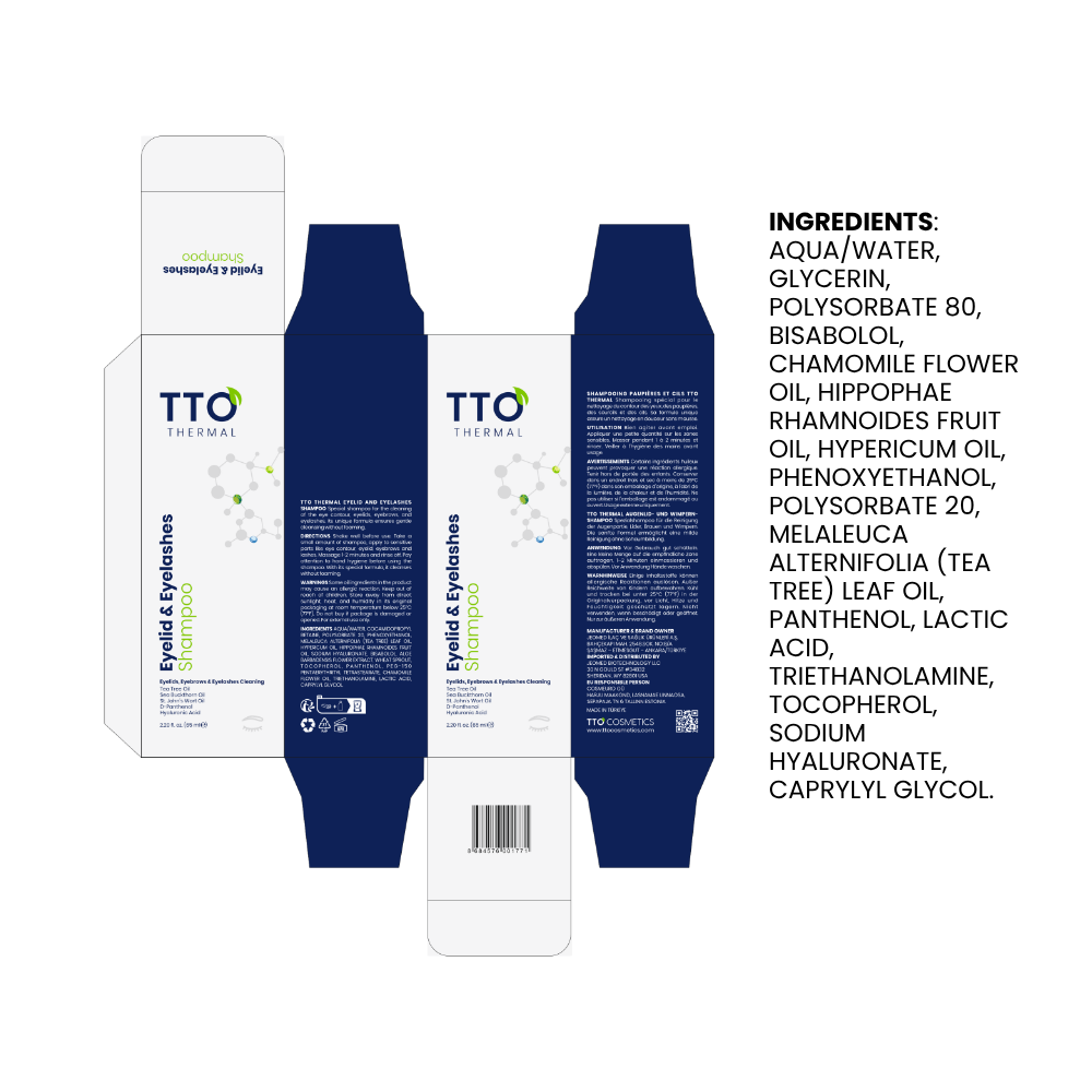 TTO Thermal Non-Foaming Eyelid & Eyelash Shampoo – 65 ml