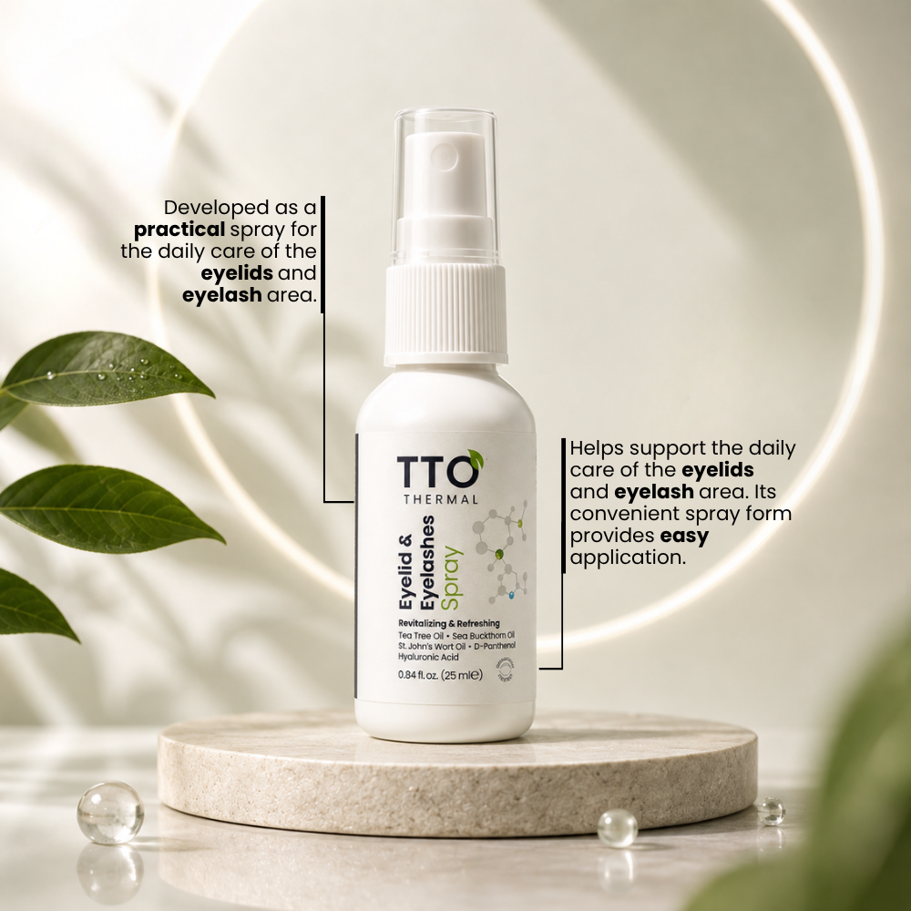 TTO Thermal Eyelid & Eyelash Cleansing Spray – 25 ml