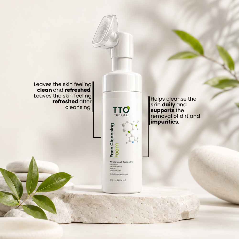 TTO Thermal Facial Cleansing Foam, pH 5.5 – 200 ml