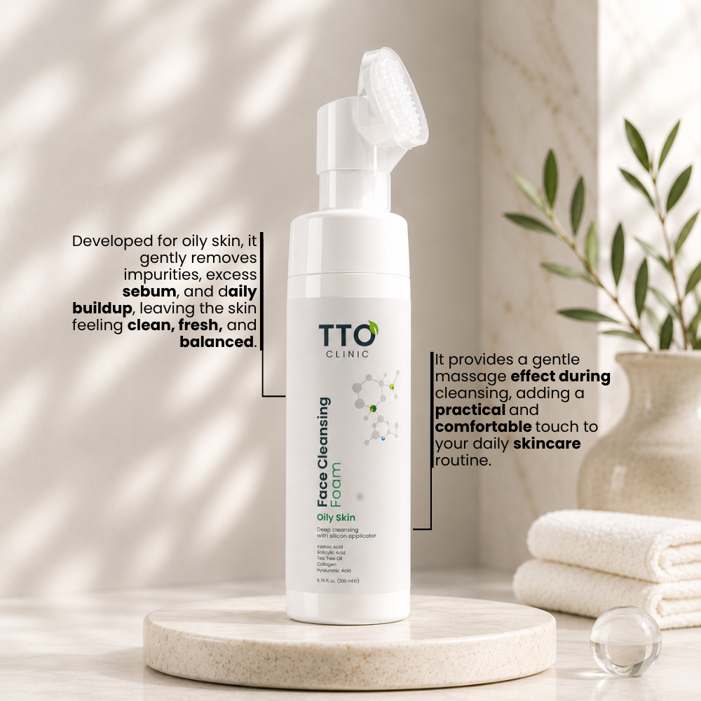 TTO Clinic Facial Cleansing Foam for Oily Skin – 200 ml