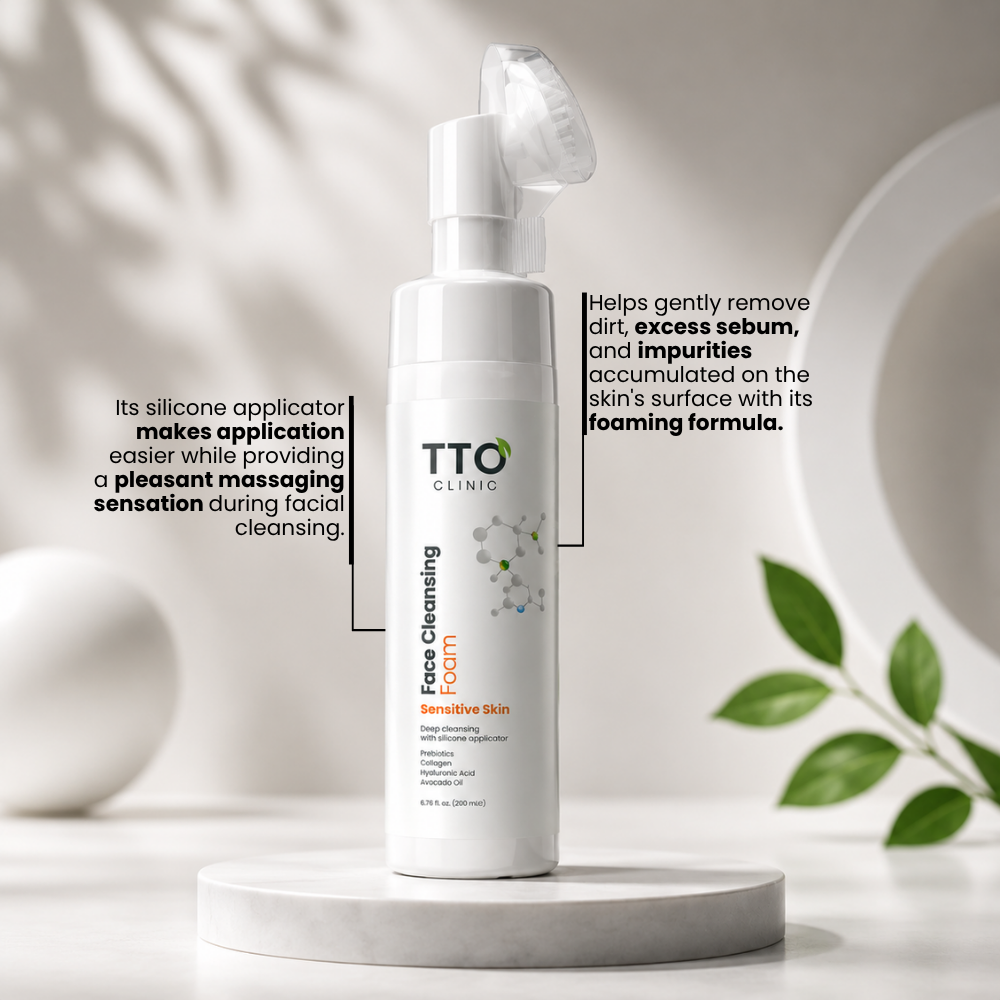 TTO Clinic Facial Cleansing Foam for Sensitive Skin – 200 ml