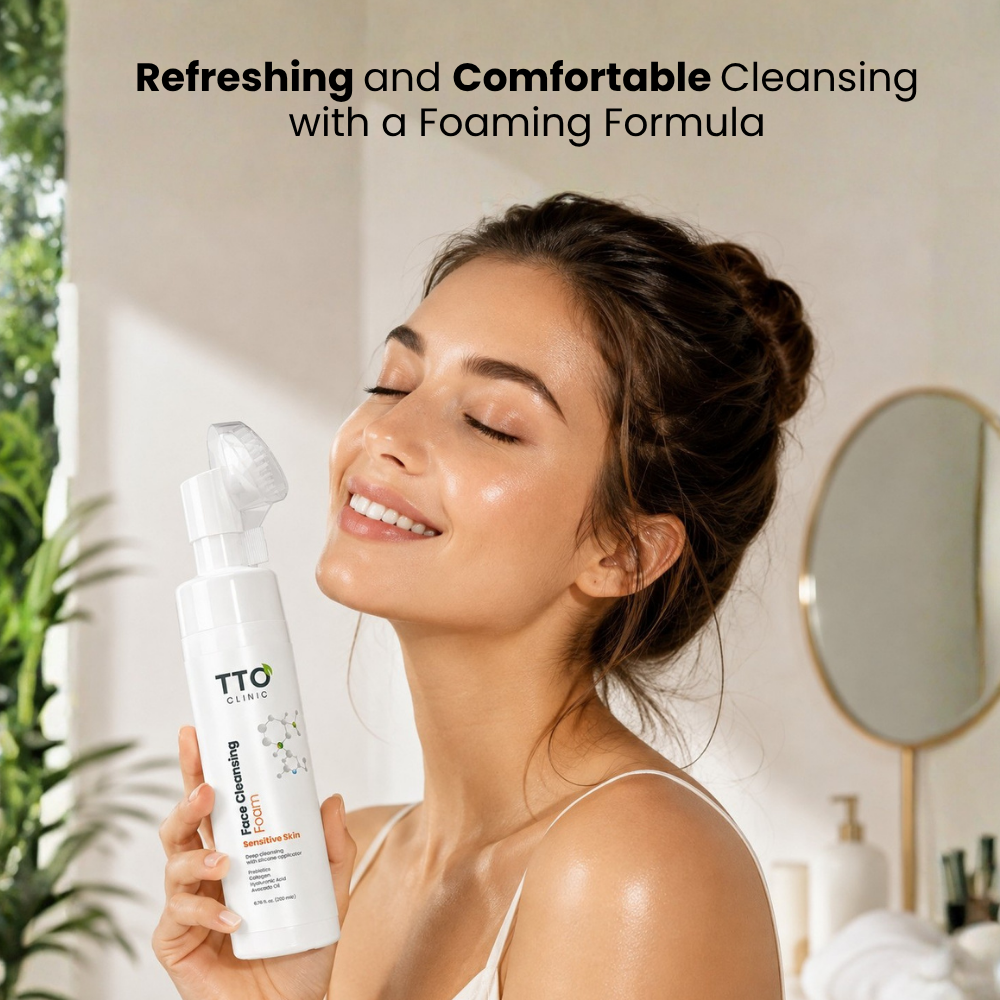 TTO Clinic Facial Cleansing Foam for Sensitive Skin – 200 ml