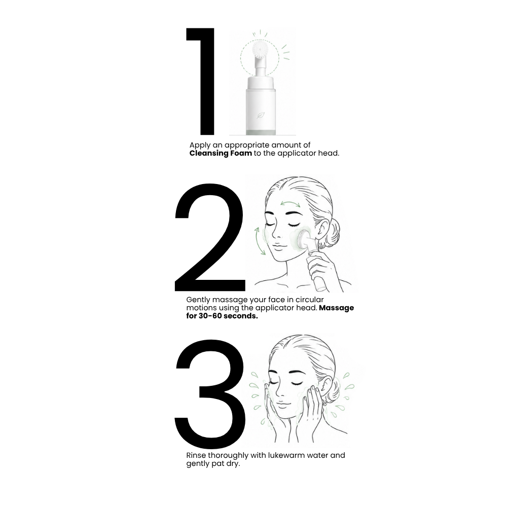 TTO Clinic Facial Cleansing Foam for Sensitive Skin – 200 ml