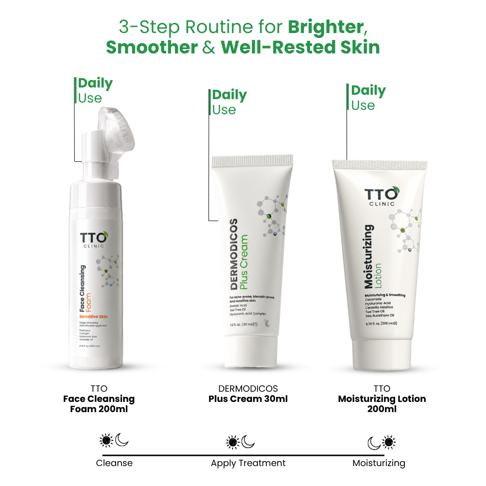 TTO Clinic Facial Cleansing Foam for Sensitive Skin – 200 ml