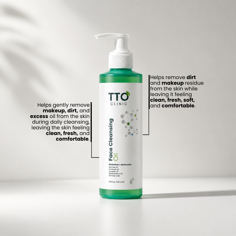 TTO Clinic Facial Cleansing Oil with Tea Tree & Avocado Oils