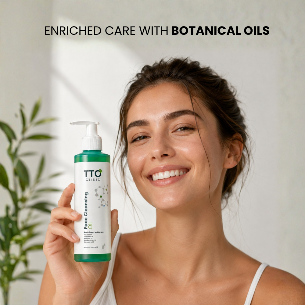 TTO Clinic Facial Cleansing Oil with Tea Tree & Avocado Oils