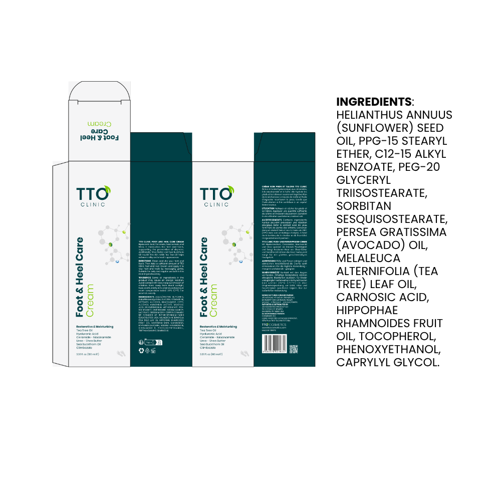 TTO Clinic Foot and Heel Care Cream 100 ml