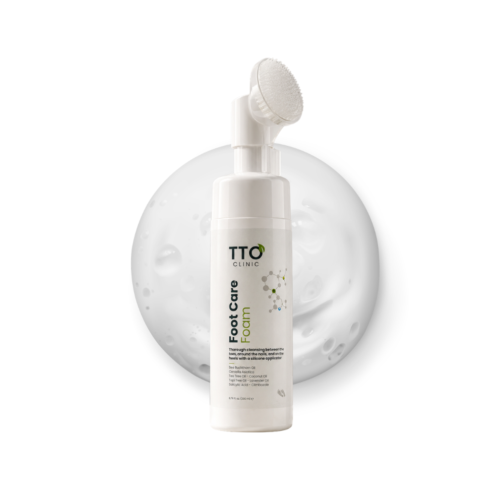 TTO Clinic Foot Care Foam with Urea for Dry Feet & Heels – 150 ml