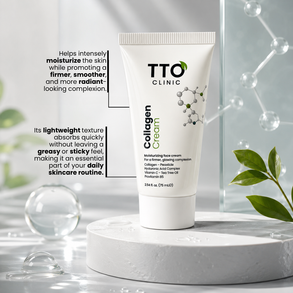 TTO Clinic Collagen Face Cream for Dry & Sensitive Skin – 60 ml