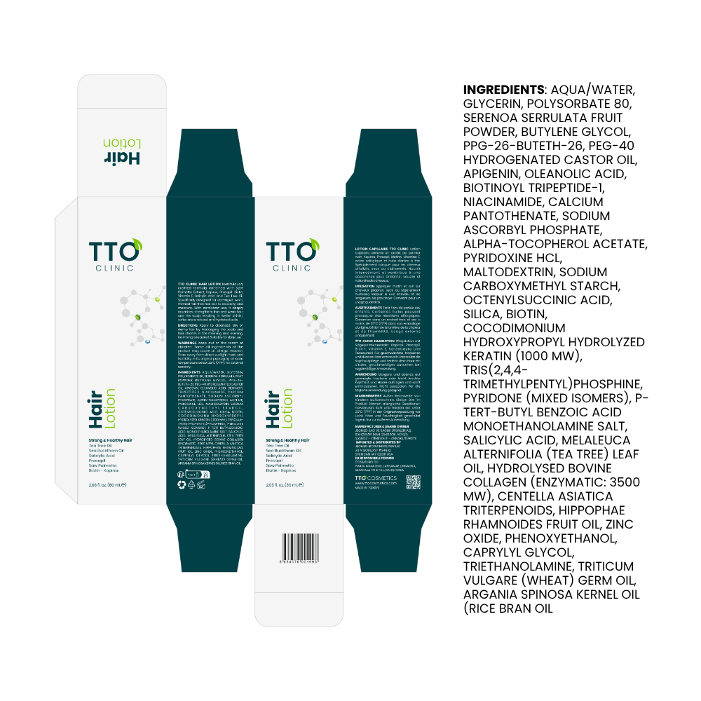TTO Clinic Leave-In Hair Lotion for Thin & Weak Hair – 30 ml