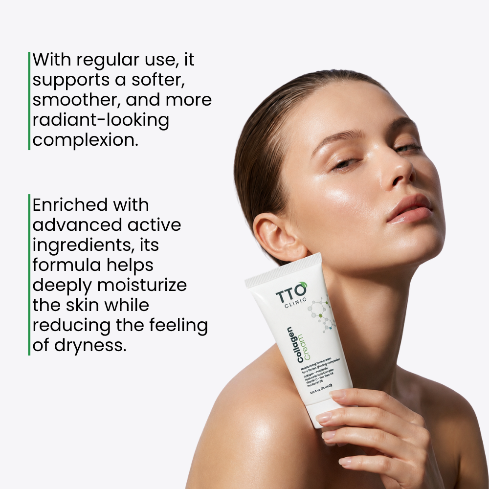 TTO Clinic Collagen Face Cream for Dry & Sensitive Skin – 60 ml