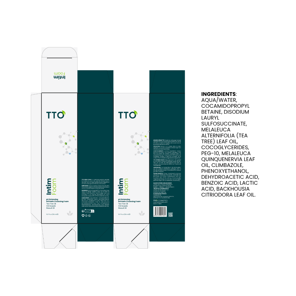 TTO Intim External Intimate Cleansing Foam, pH 4.0 – 150 ml