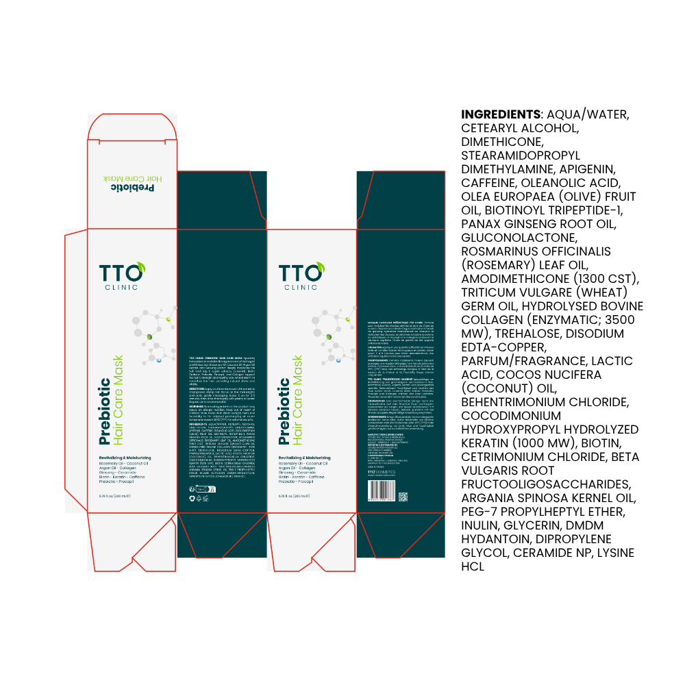 TTO Clinic Prebiotic Hair Mask for Damaged Hair – 200 ml
