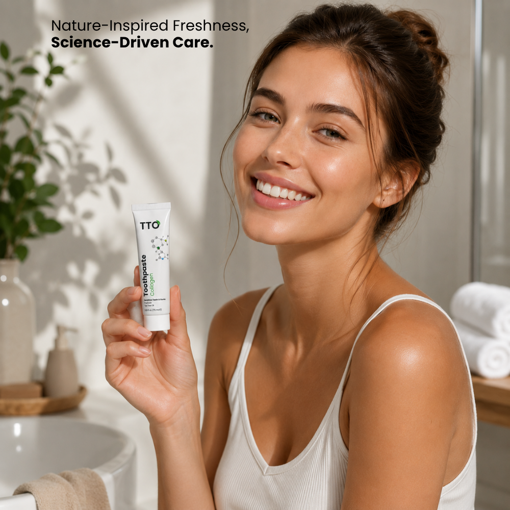 TTO Toothpaste with Collagen & Vitamin C – 75 ml