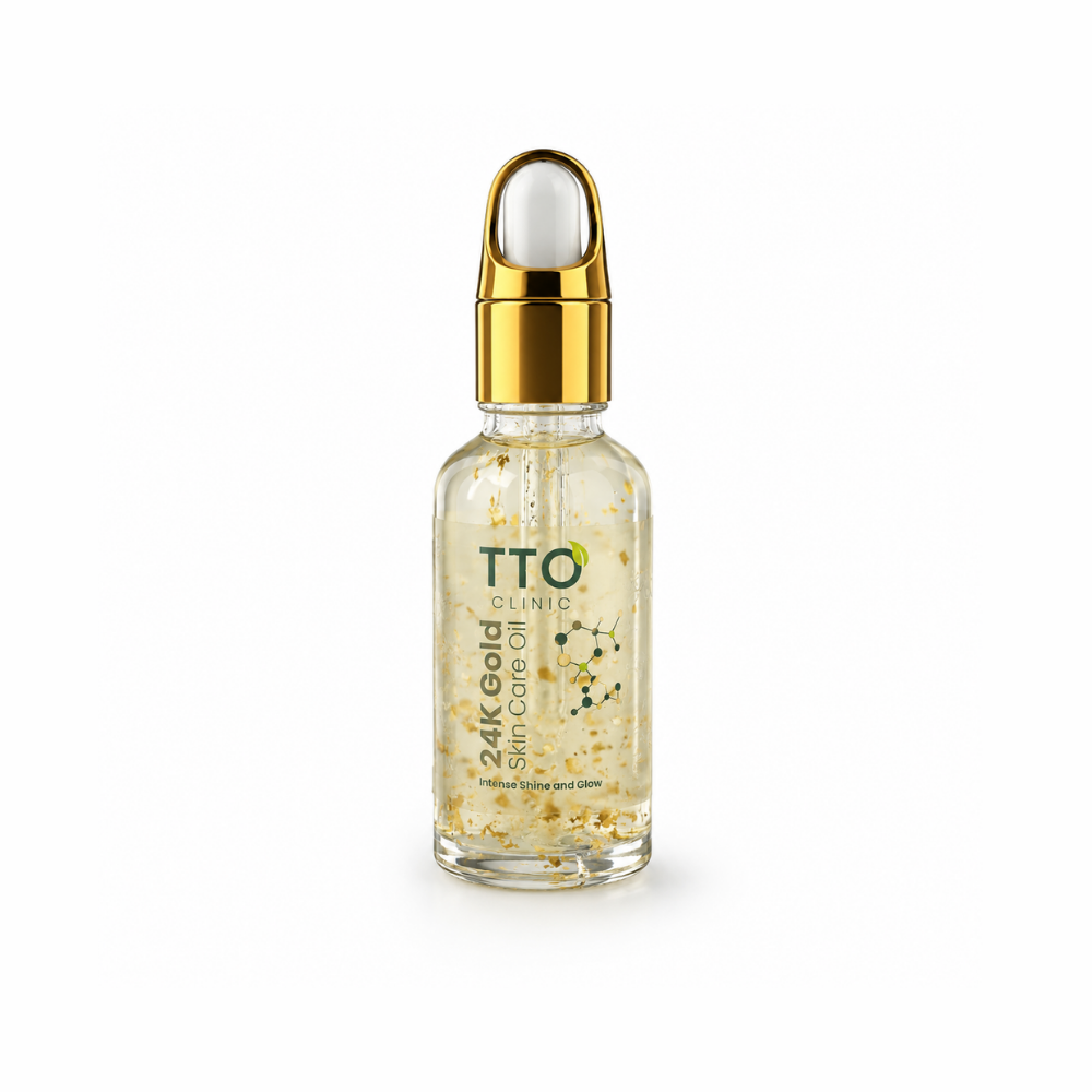TTO Clinic Gold Moisturizing Skin Care Oil with Bakuchiol – 30 ml