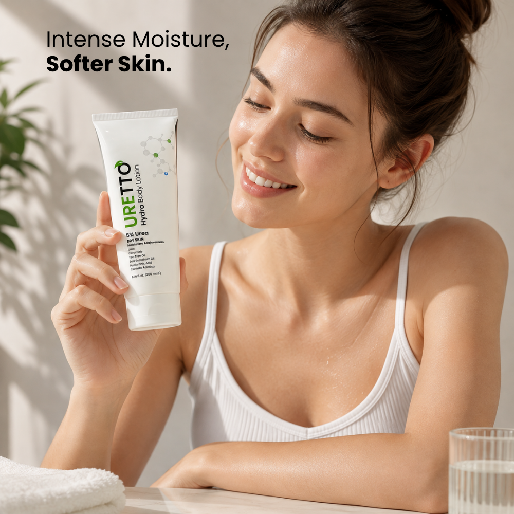 URETTO Hydro Body Lotion with Urea & Hyaluronic Acid – 200 ml