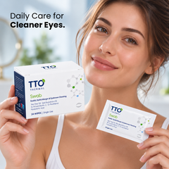 TTO Thermal Swab Eyelid & Eyelash Cleansing Wipes – 24 Pieces