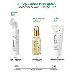 TTO Clinic Gold Moisturizing Skin Care Oil with Bakuchiol – 30 ml