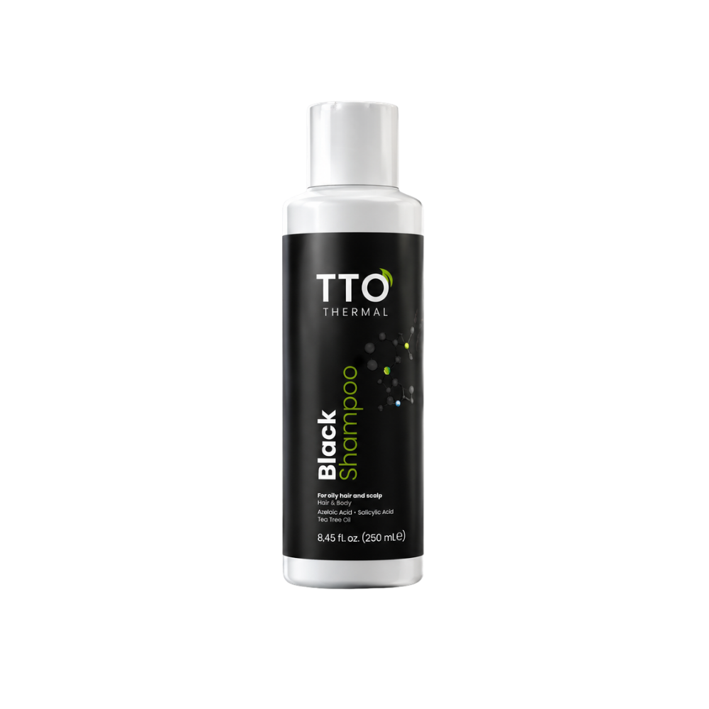 TTO Thermal Black Hair & Body Shampoo for Oily Hair – 250 ml