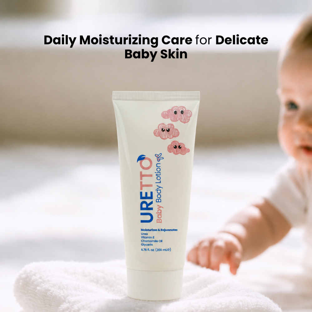 URETTO Baby Moisturizing Body Lotion with Urea – 200 ml